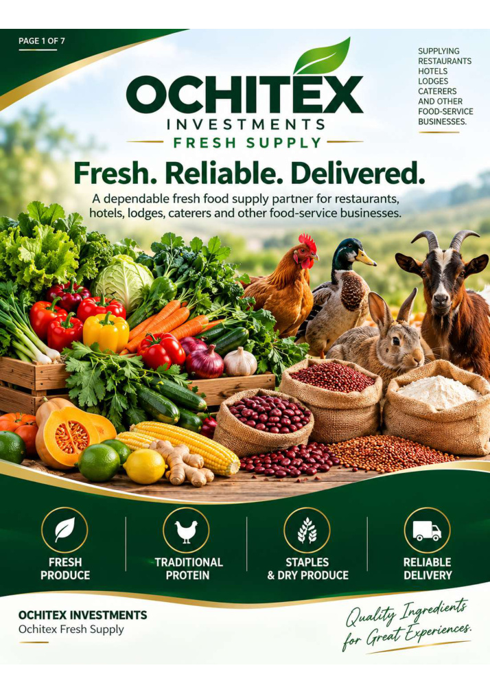 Ochitex Fresh Supply food and agricultural products